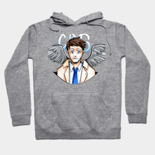 Cas, fallen angel Hoodie